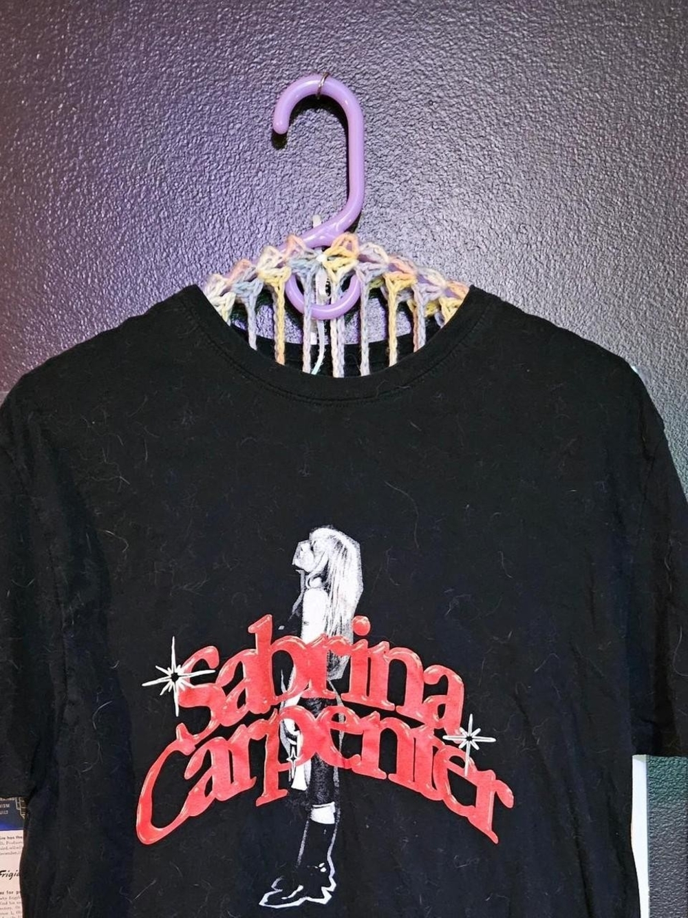 Black Graphic Tee - Red Logo